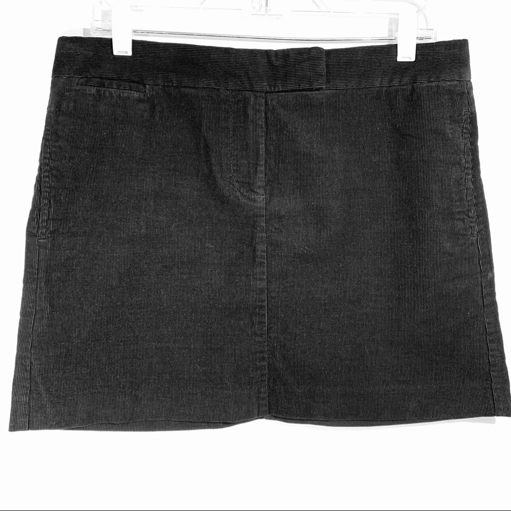 J. Crew Espresso Brown Corduroy Mini Skirt